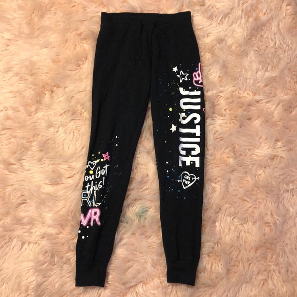 Feminist Black Sweatpants For Girls - Picture 1 of 2